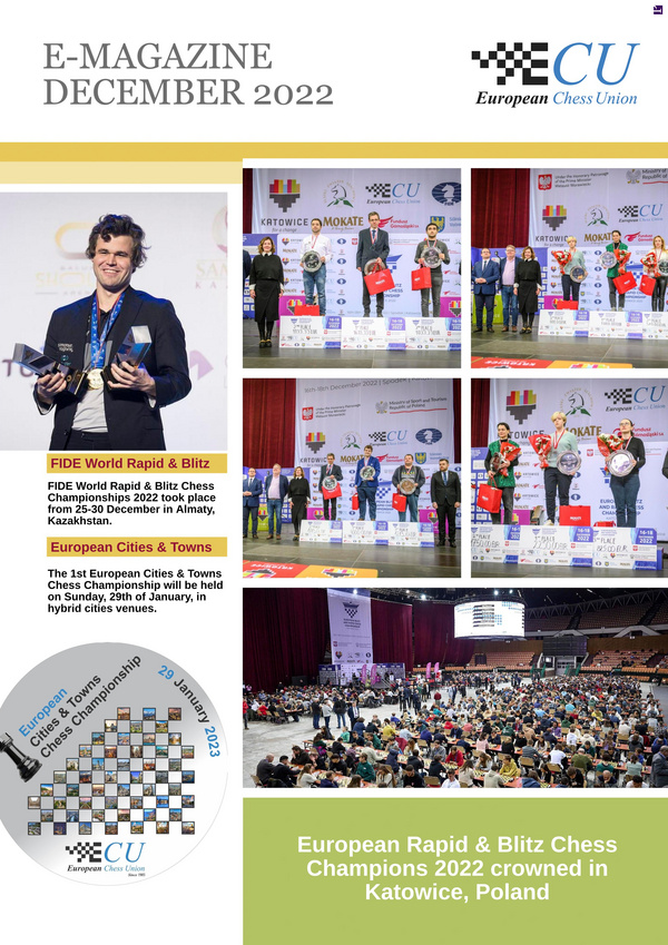 European Open & Women's Rapid and Blitz Chess Champions 2022 crowned in  Katowice, Poland – European Chess Union